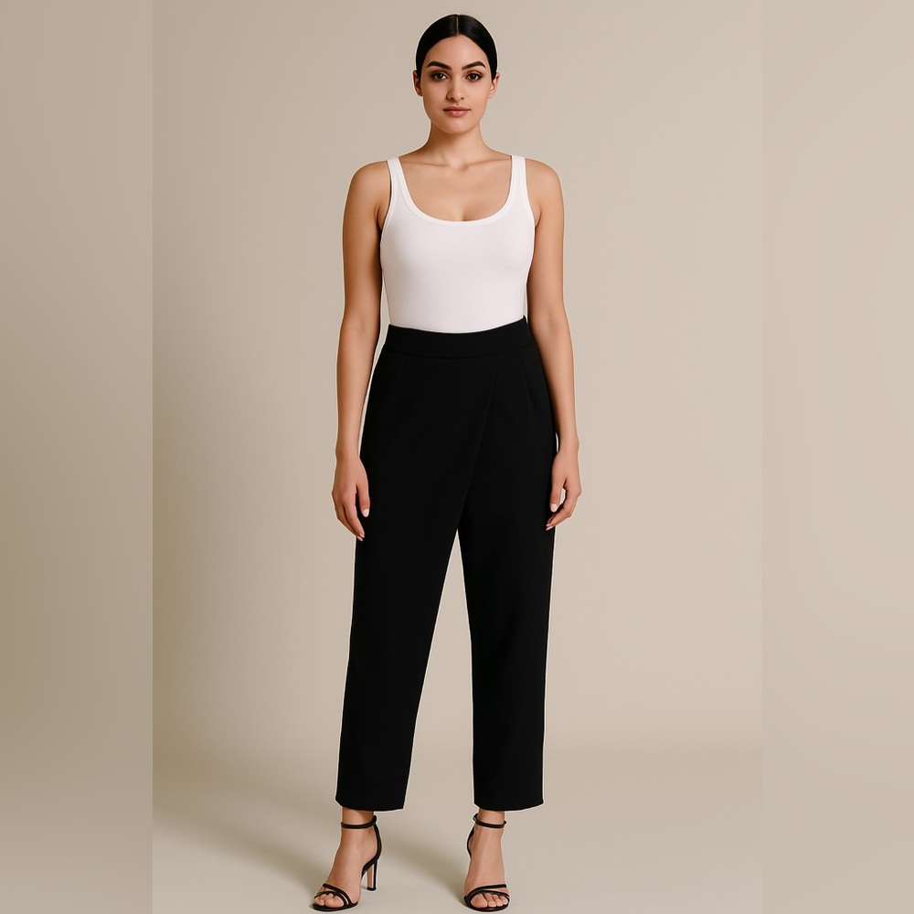 Clara Sun Woo Black Asymmetric Pants NWT